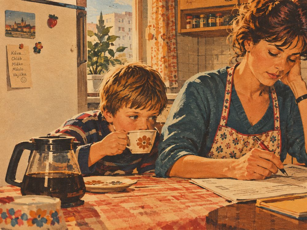 Usrkávání kávy mamince – no kdo to někdy neudělal?