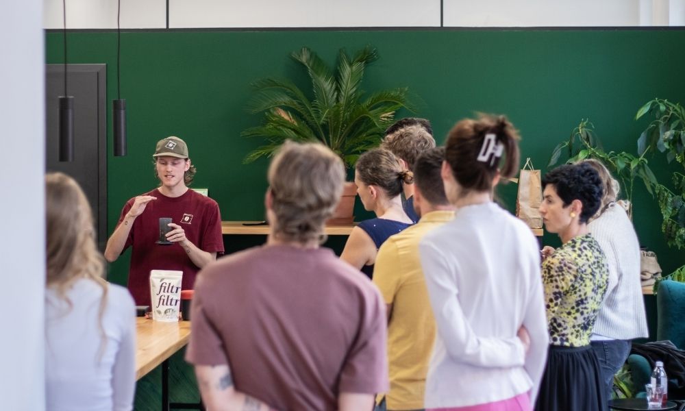 Přednáška na Budějském Coffee Festivalu.